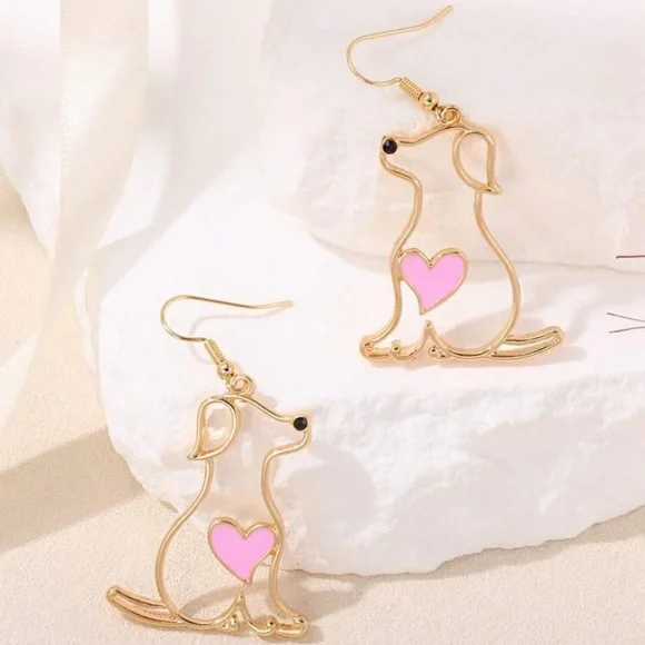 🐾 Dog Earrings 🐾 - Picture 3 of 4